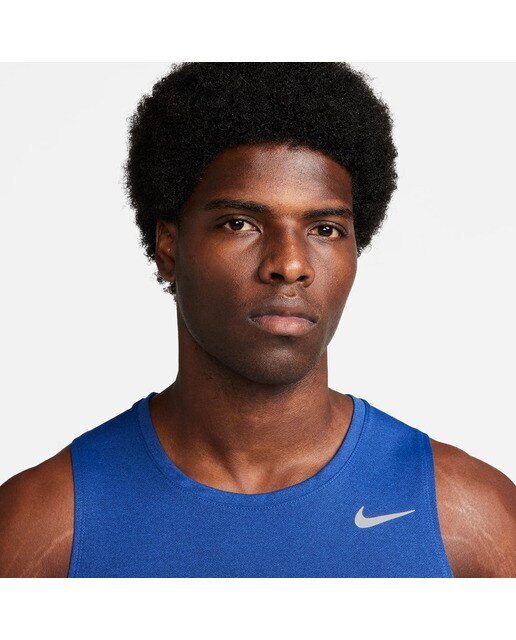 T-shirt de homem Miler Nike Azul-4