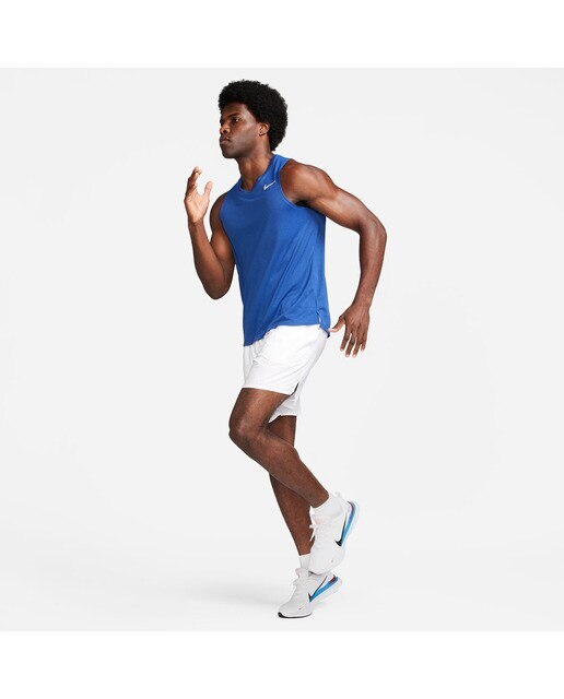 T-shirt de homem Miler Nike Azul-5