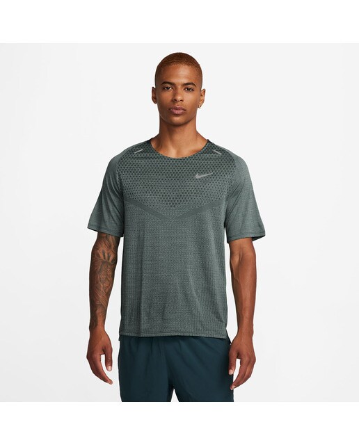 T-shirt de homem TechKnit Nike Verde-1