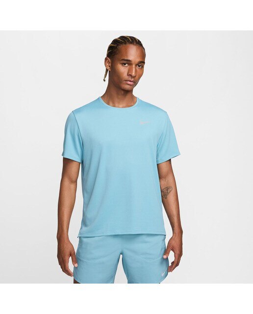 T-shirt de homem Miler Nike Azul-1