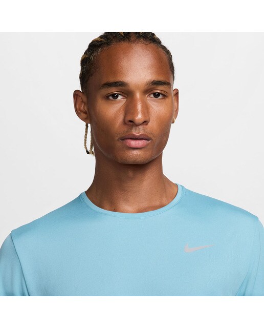 T-shirt de homem Miler Nike Azul-3