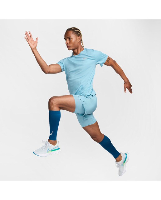 T-shirt de homem Miler Nike Azul-5