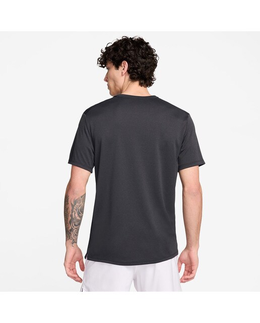 T-shirt de Homem Miler Swoosh Cinzento / Preto-2