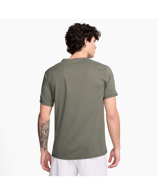 T-shirt de Homem Miler Swoosh Caqui-2