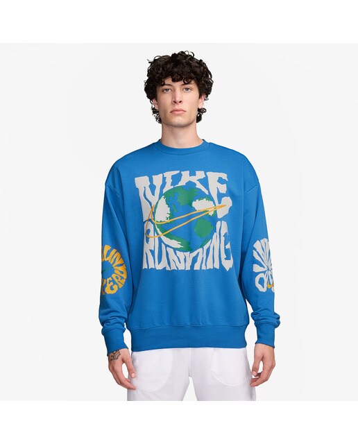 Sweatshirt de Homem Run Energy Azul-1
