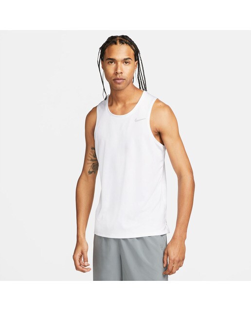 T-shirt de homem Miler Nike Branco-1