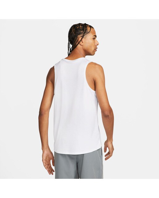 T-shirt de homem Miler Nike Branco-2