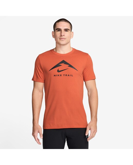 T-shirt de homem Dri-FIT Nike Laranja-1