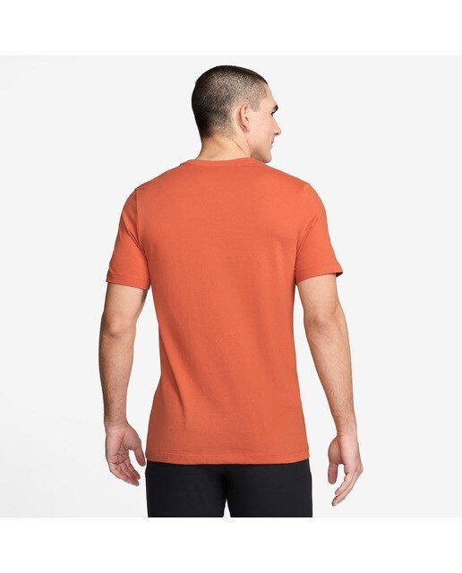 T-shirt de homem Dri-FIT Nike Laranja-2
