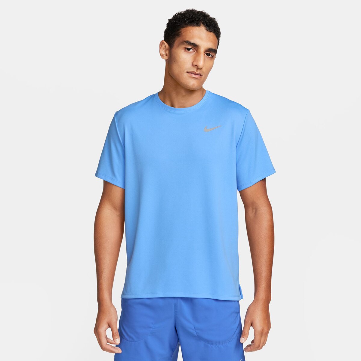 T-shirt de homem Miler Nike Azul-1