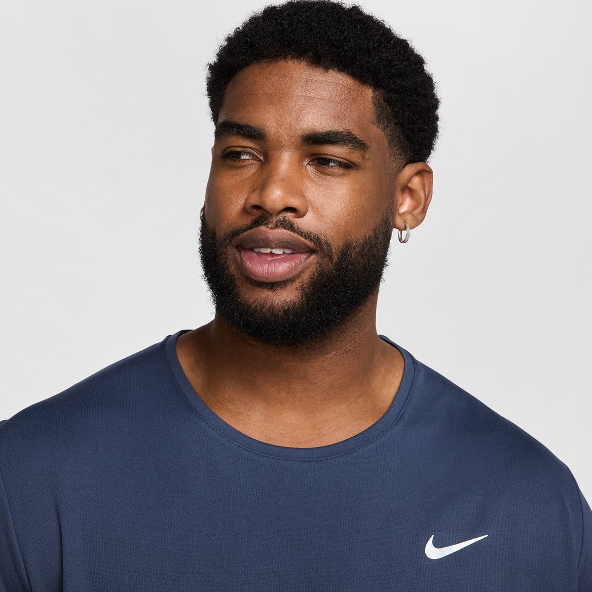 T-shirt de homem Miler Nike Azul-3