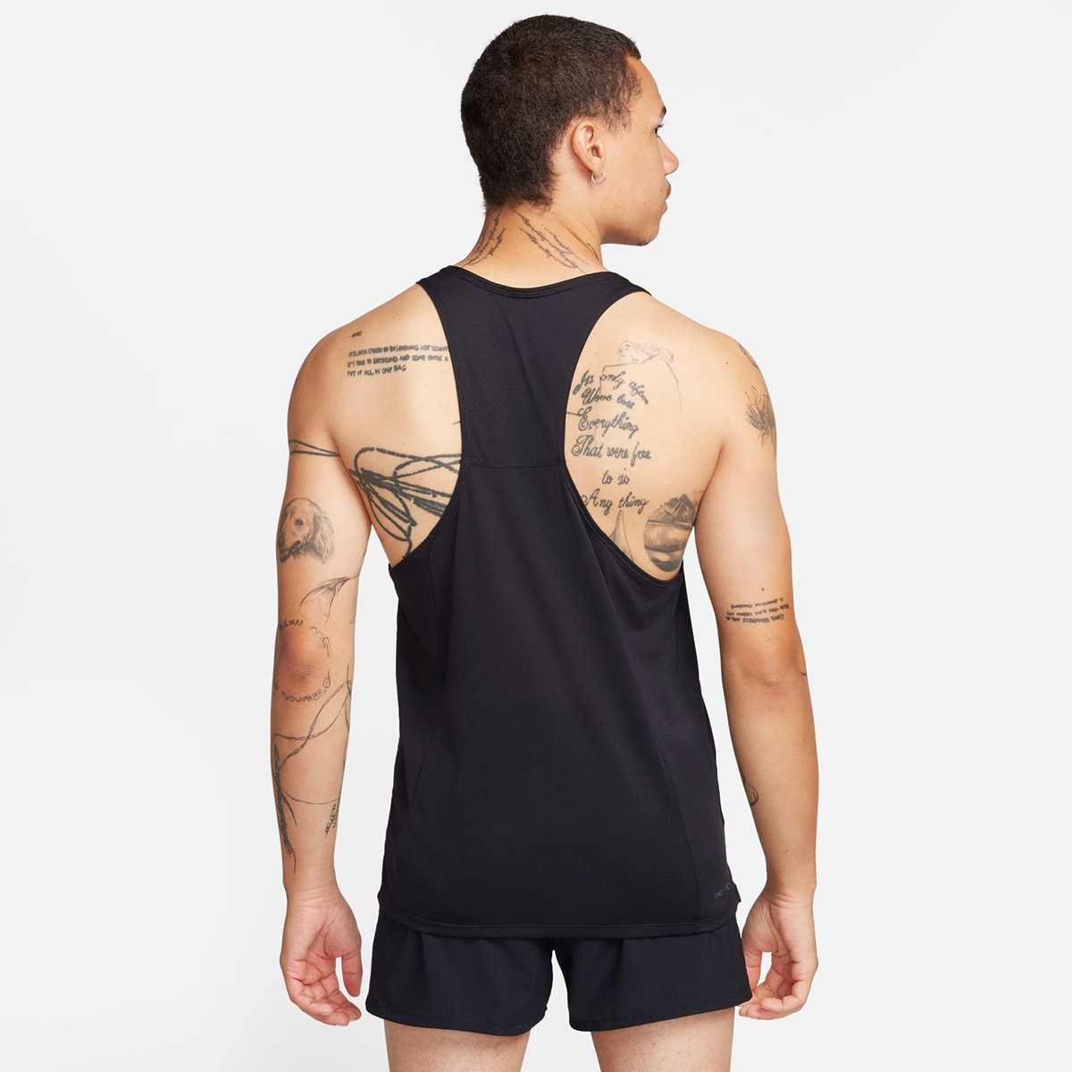 T-shirt de Homem DF Fast Singlet Preto-2