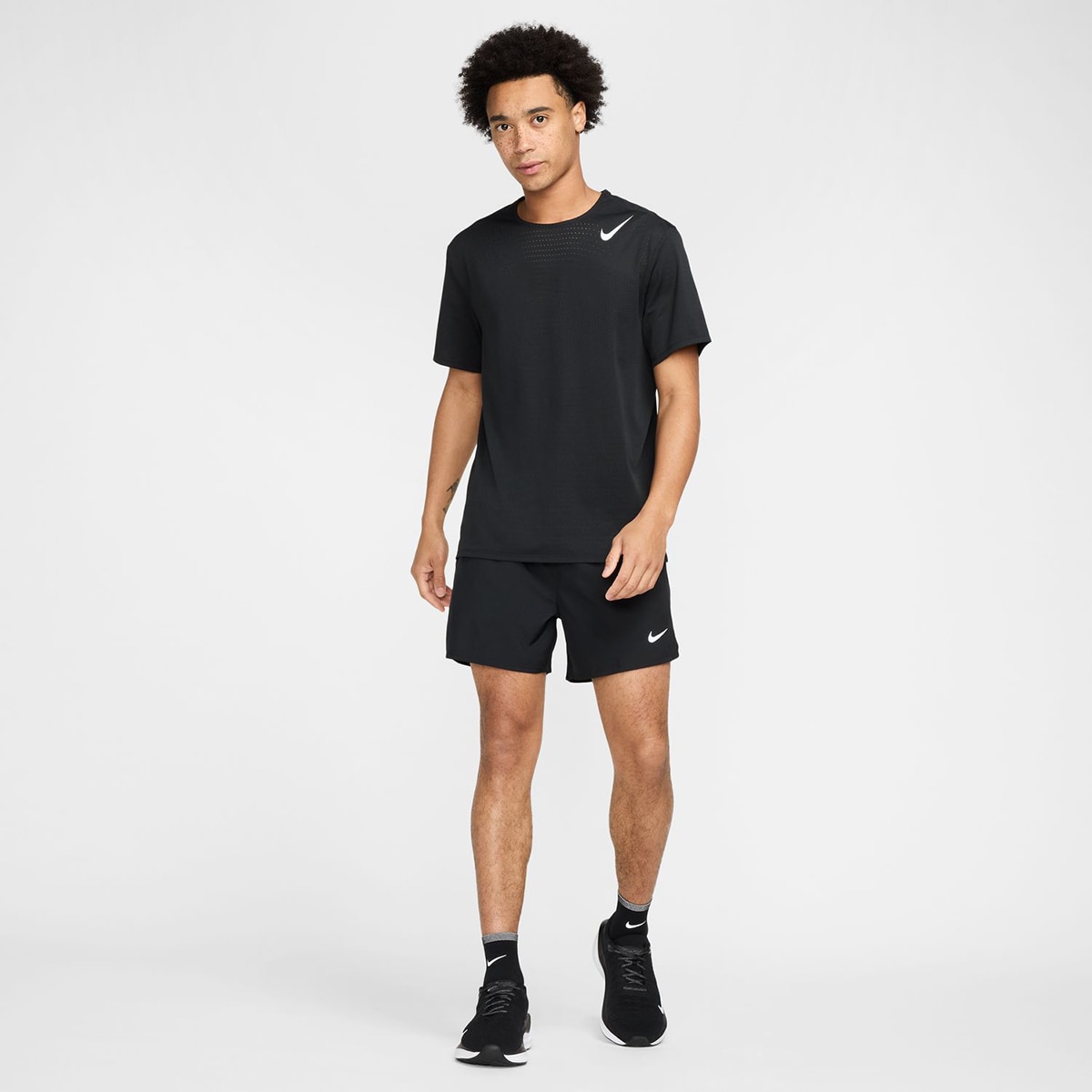 T-shirt de Homem Aeroswift Preto-3