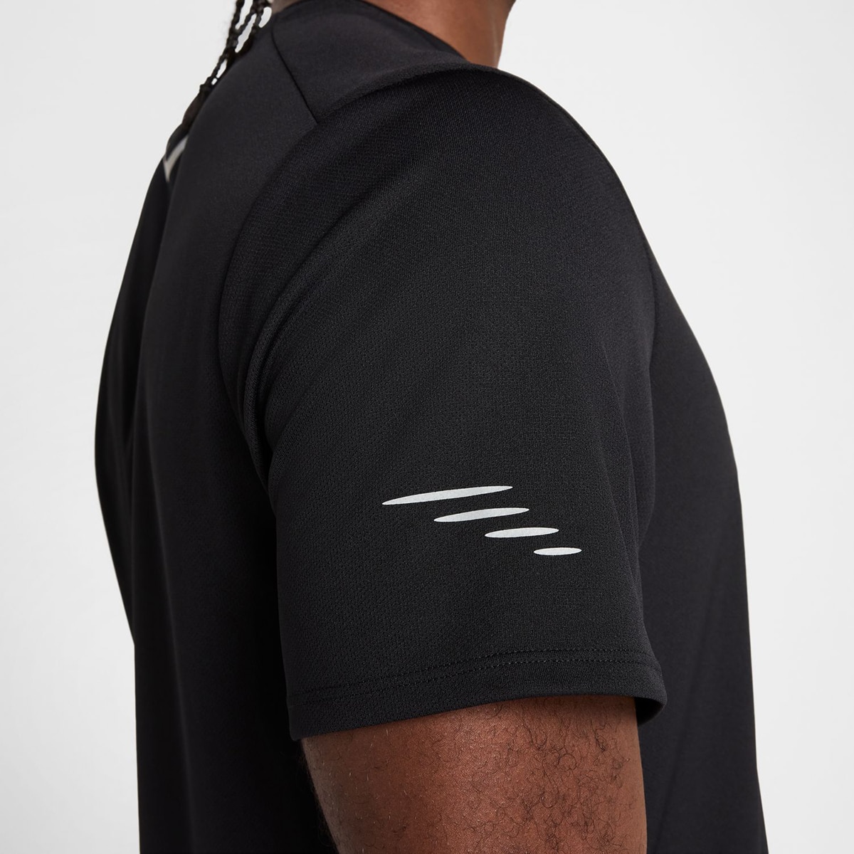 T-shirt de Homem DF UV Miler Flash Preto-3