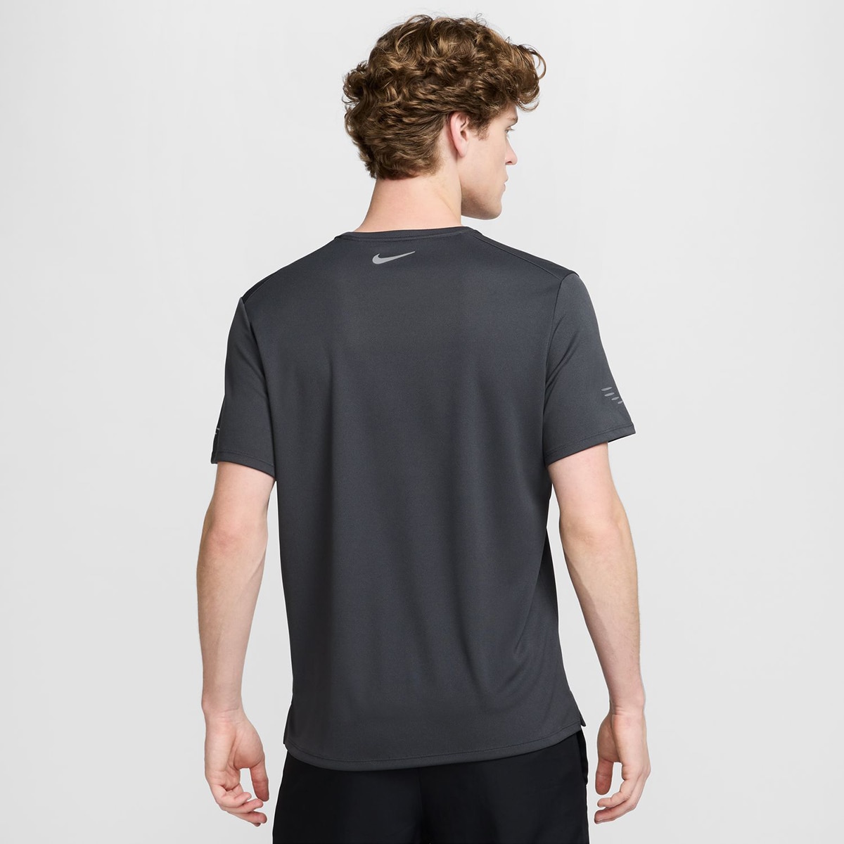 T-shirt de Homem DF UV Miler Flash Cinzento-escuro-2