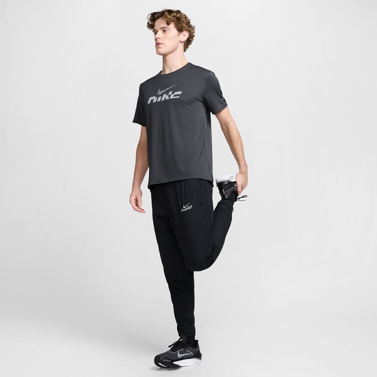 T-shirt de Homem DF UV Miler Flash Cinzento-escuro-6