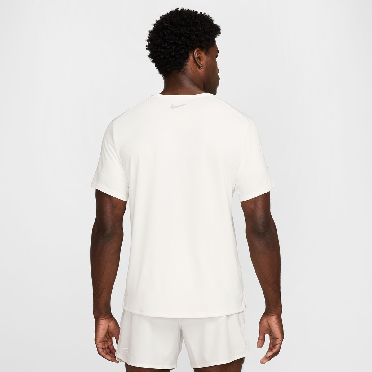 T-shirt de Homem Miler Flash Branco-2