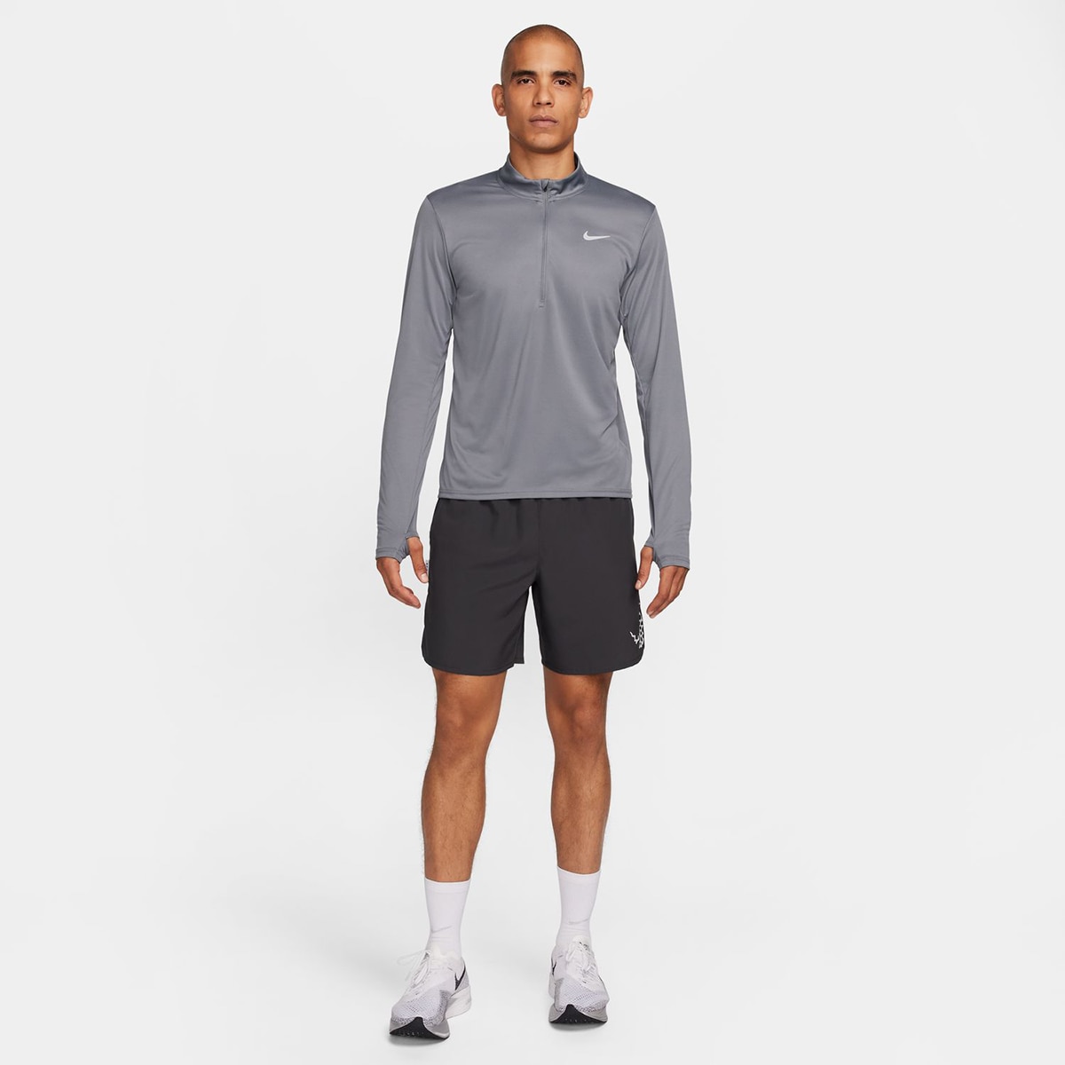 T-shirt de homem Pacer Nike Cinzento-5