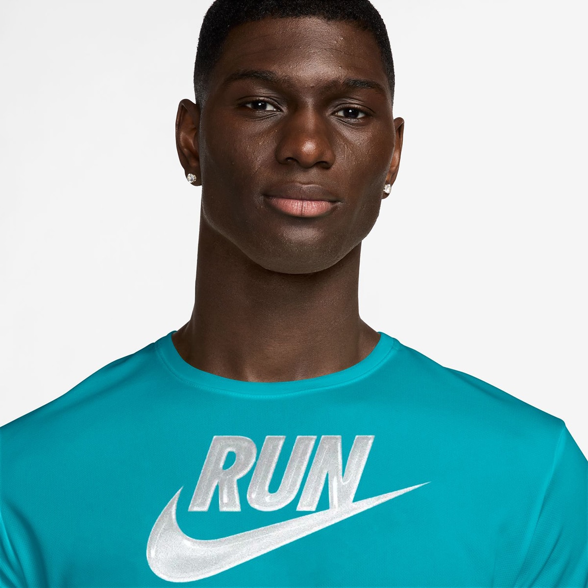 T-shirt de Homem Miler Run Energy Verde-3