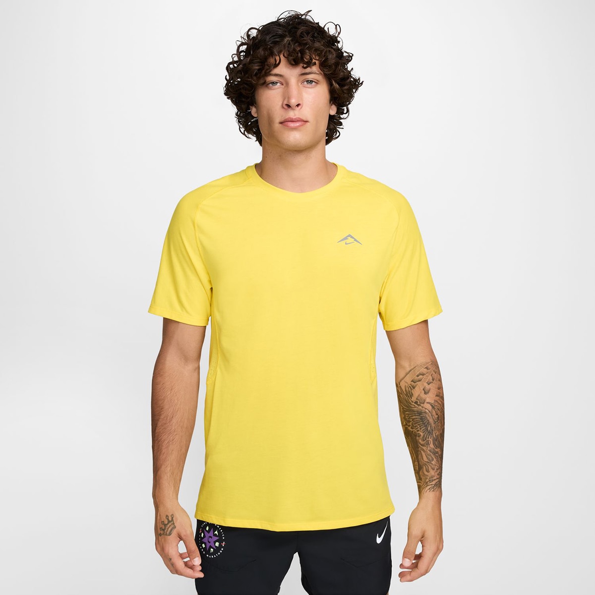 T-shirt de Homem Solar Chase Amarelo-1