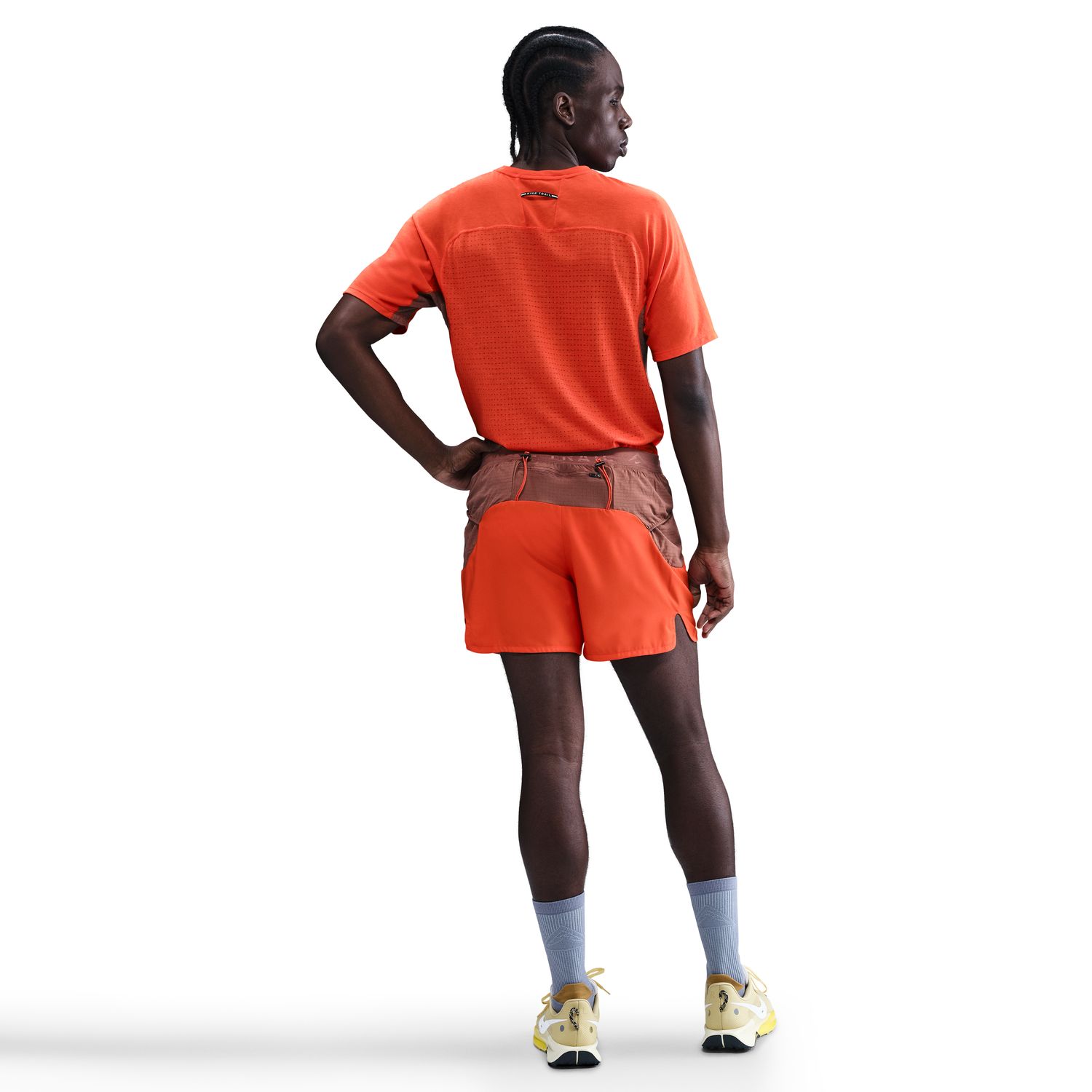 T-shirt de Homem Solar Chase Laranja-2