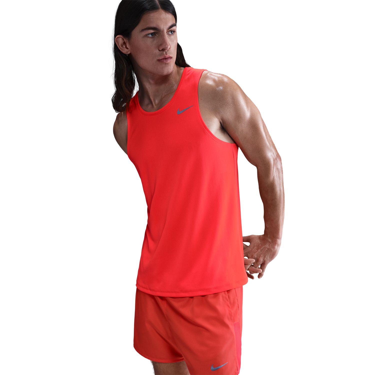 T-shirt de homem Miler Nike Vermelho-3