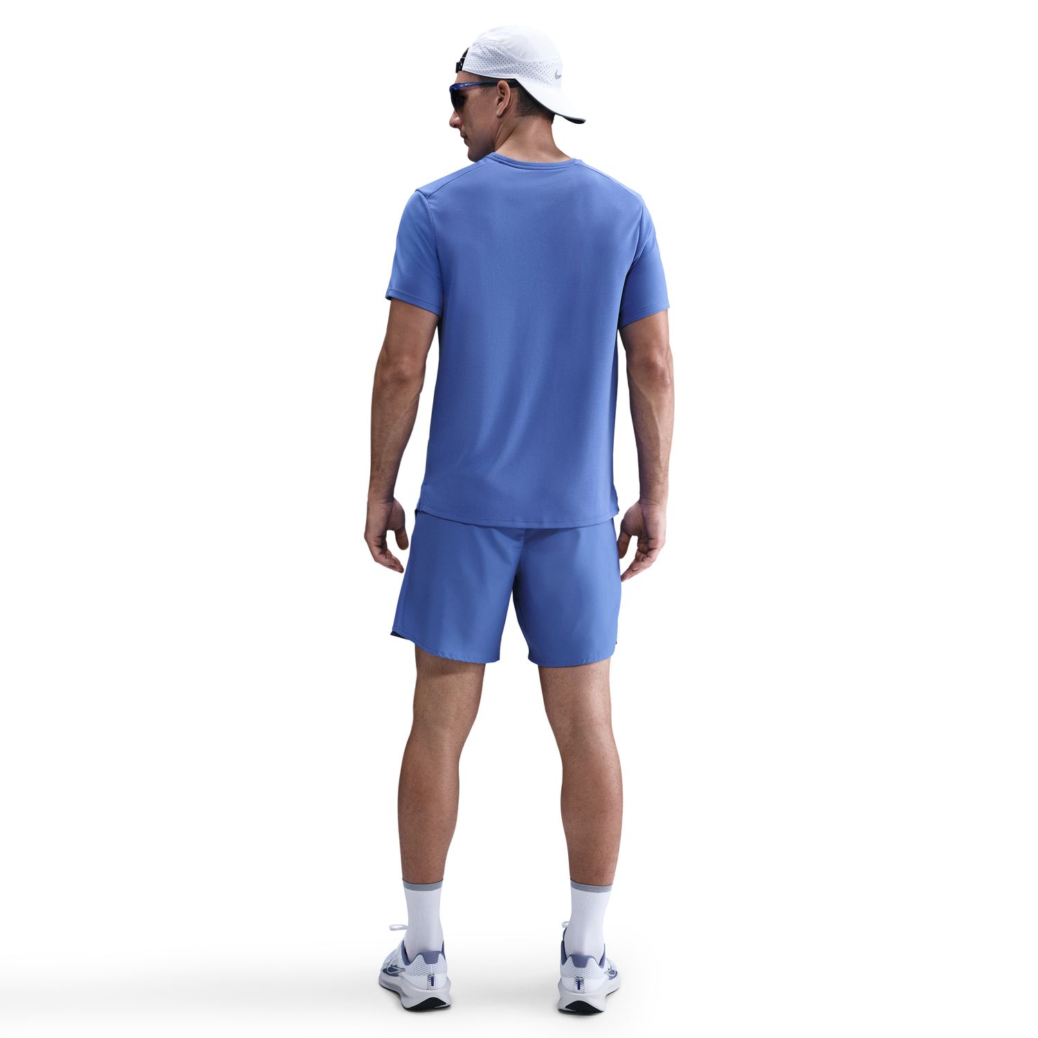 T-shirt de Homem Dri-FIT Miler Ss Azul-2