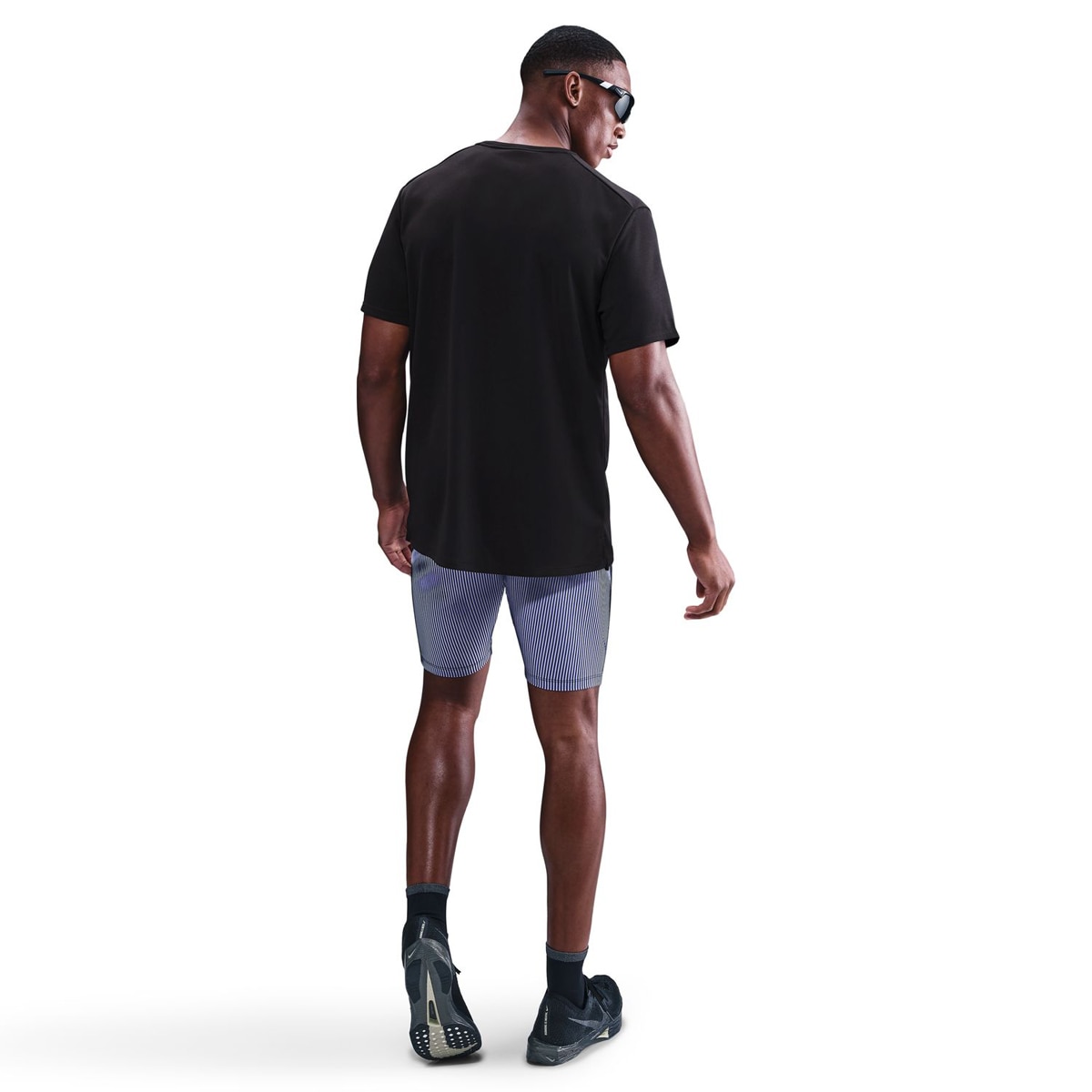 T-shirt de Homem Dri-FIT Miler Ss Preto-2