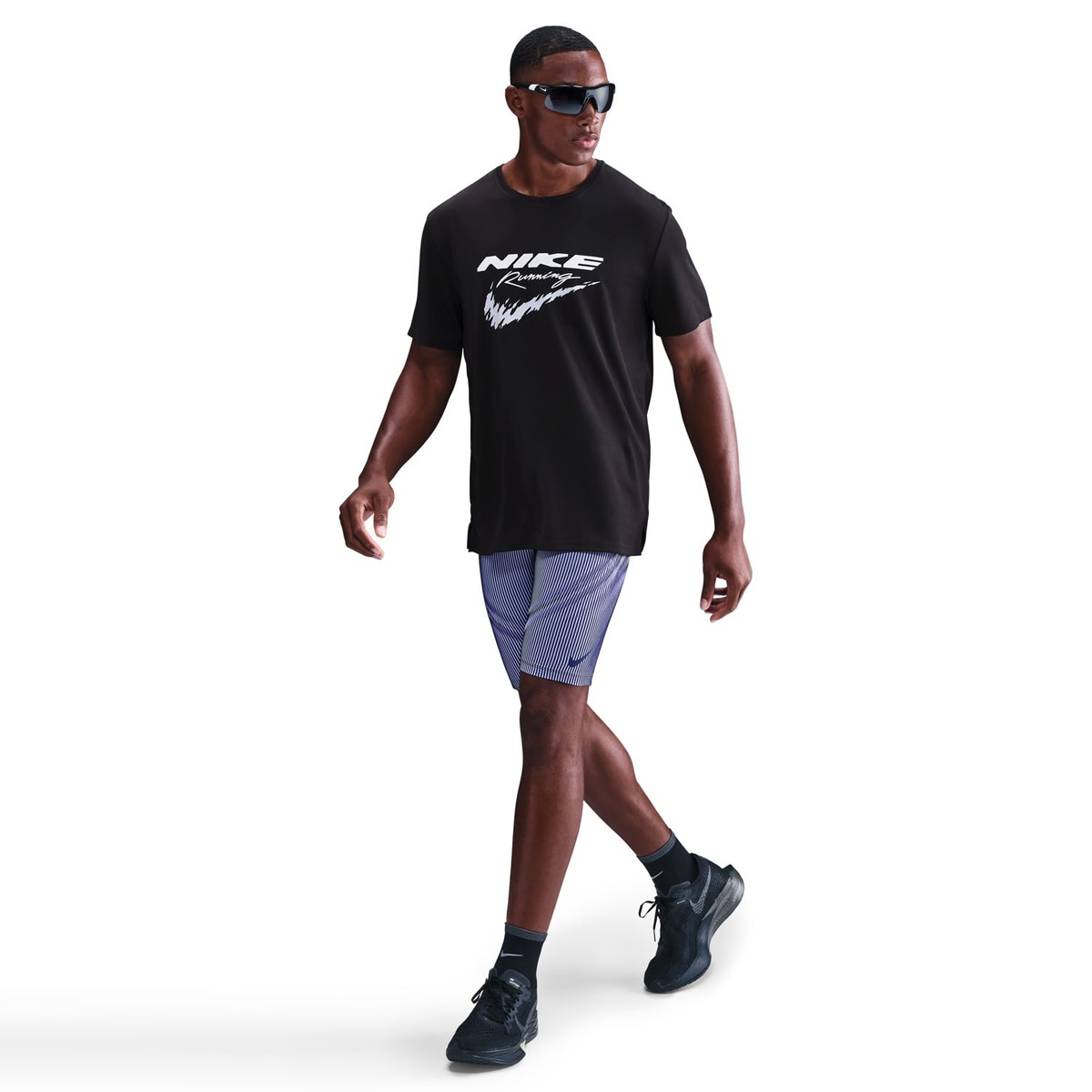 T-shirt de Homem Dri-FIT Miler Ss Preto-3