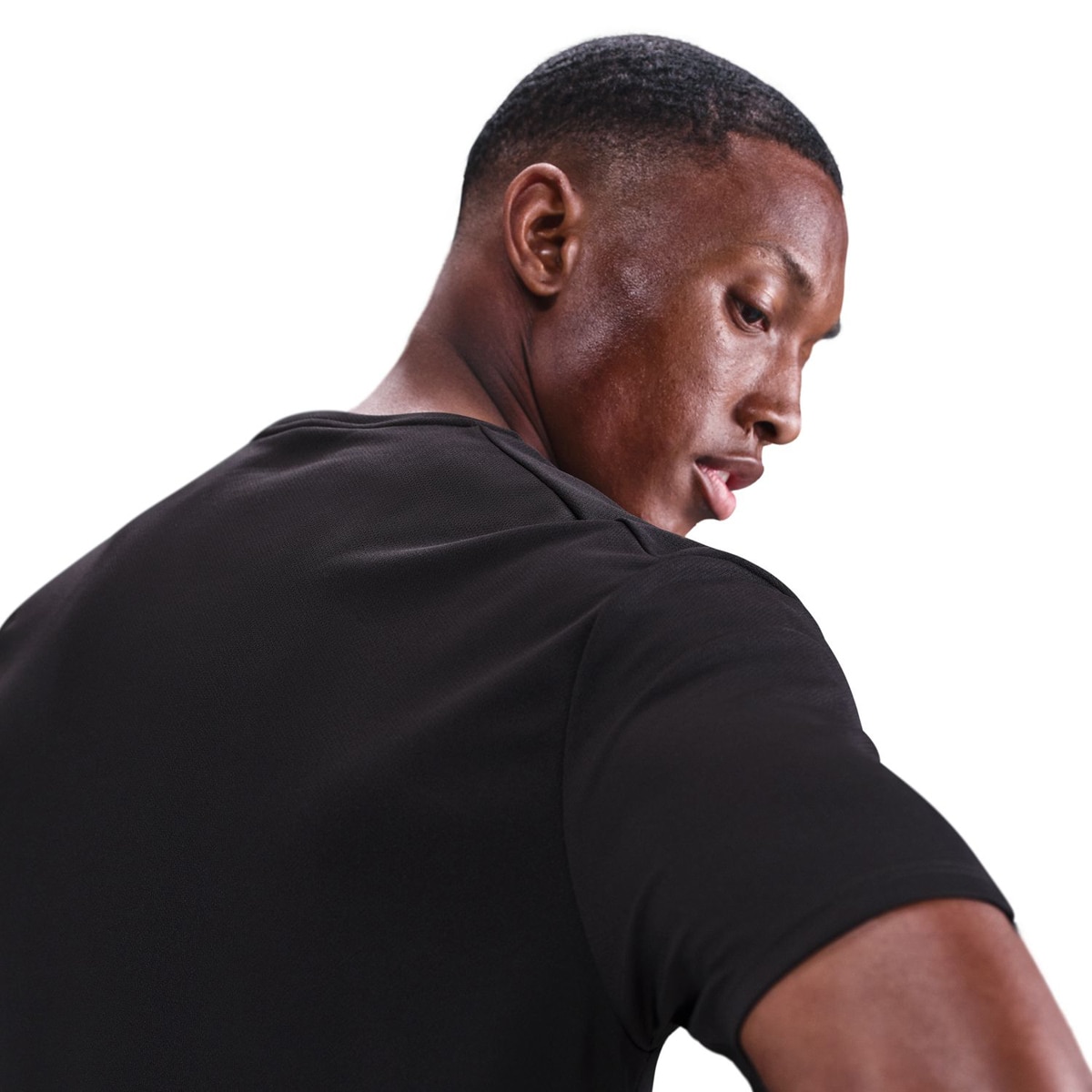 T-shirt de Homem Dri-FIT Miler Ss Preto-4