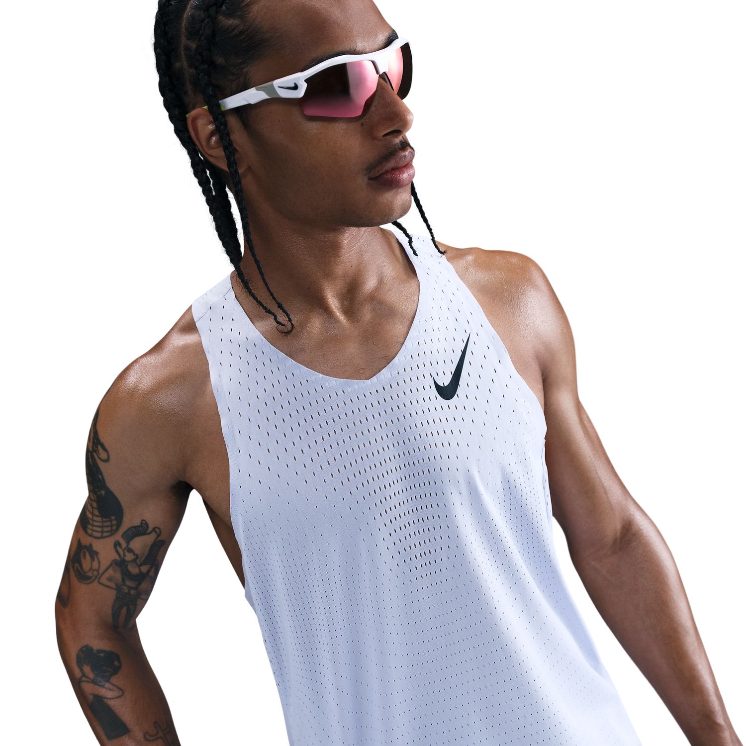 T-shirt AeroSwift Cinzento-3