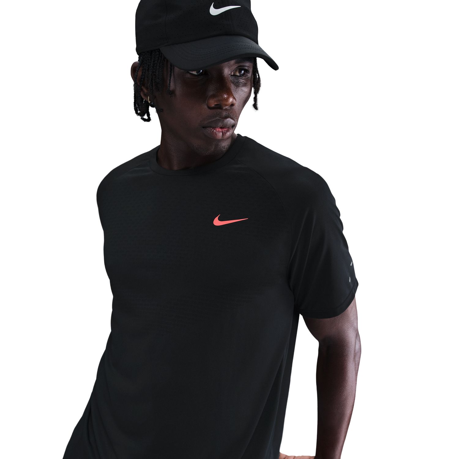 T-shirt de Homem Dri-Fit Energy Stride Ss Top Preto-3