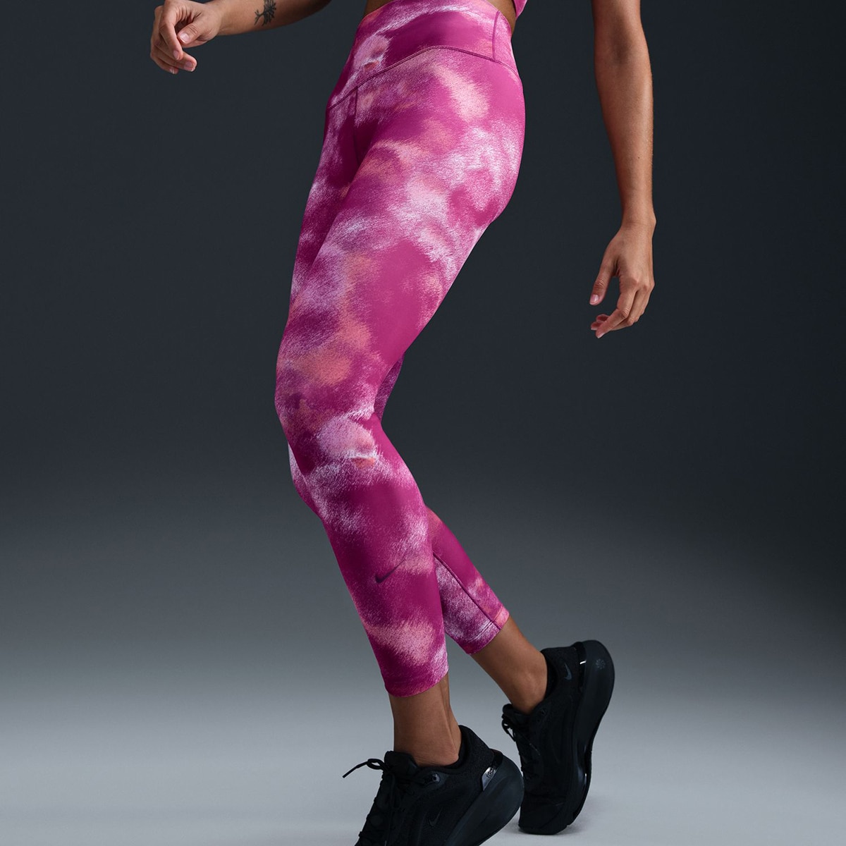 Mallas largas de mujer One Nike - Morado Morado-5