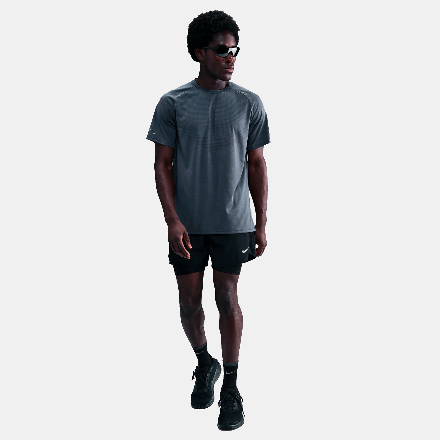 T-shirt de Homem Stride Azul-4