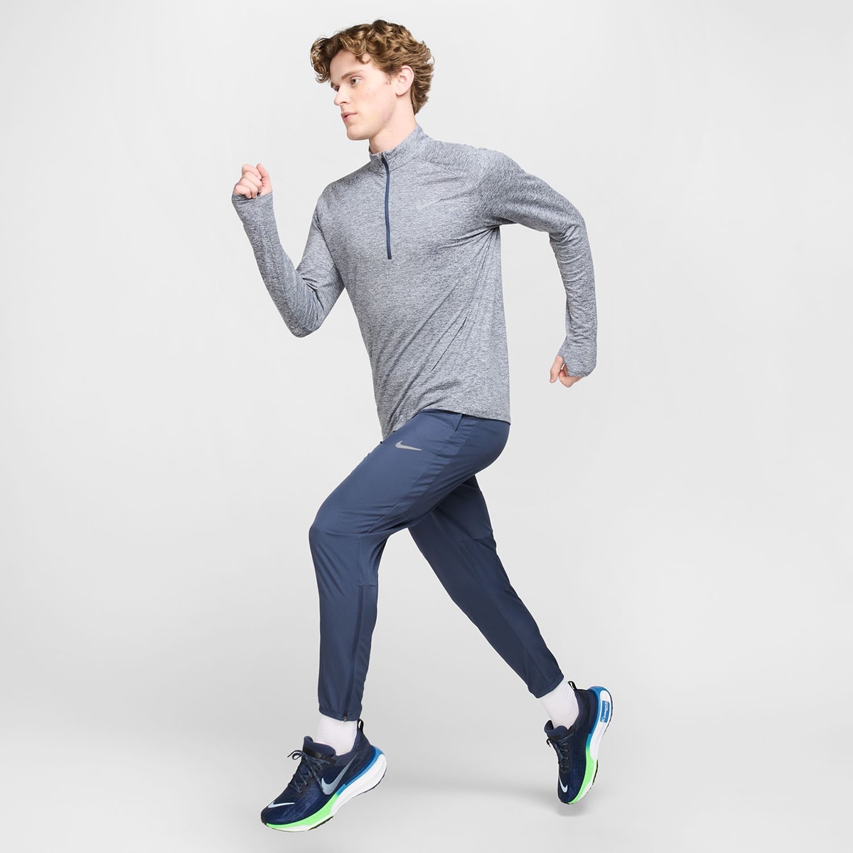 T-shirt de Homem Stride Azul-4