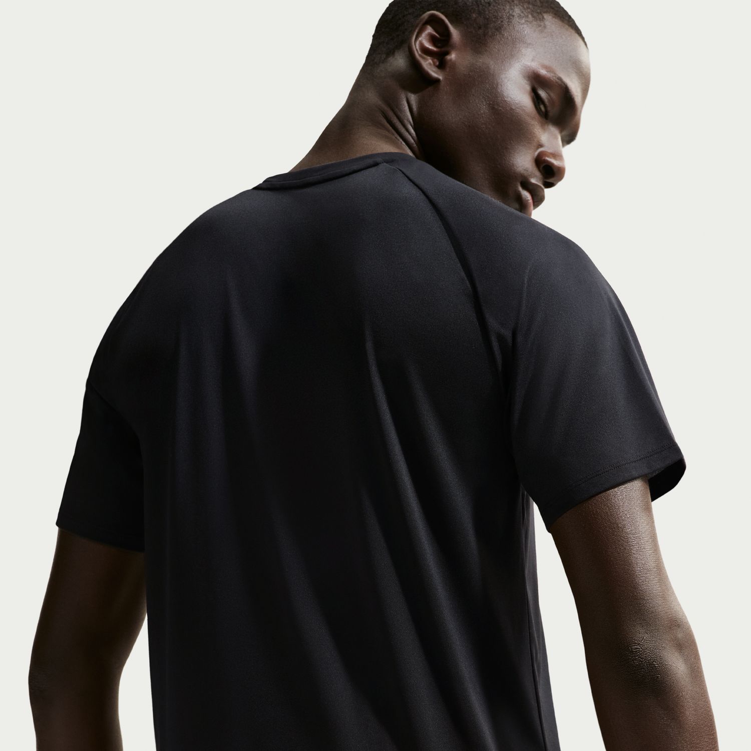 T-shirt de Homem Dfadv Fly Stride Ss Preto-4