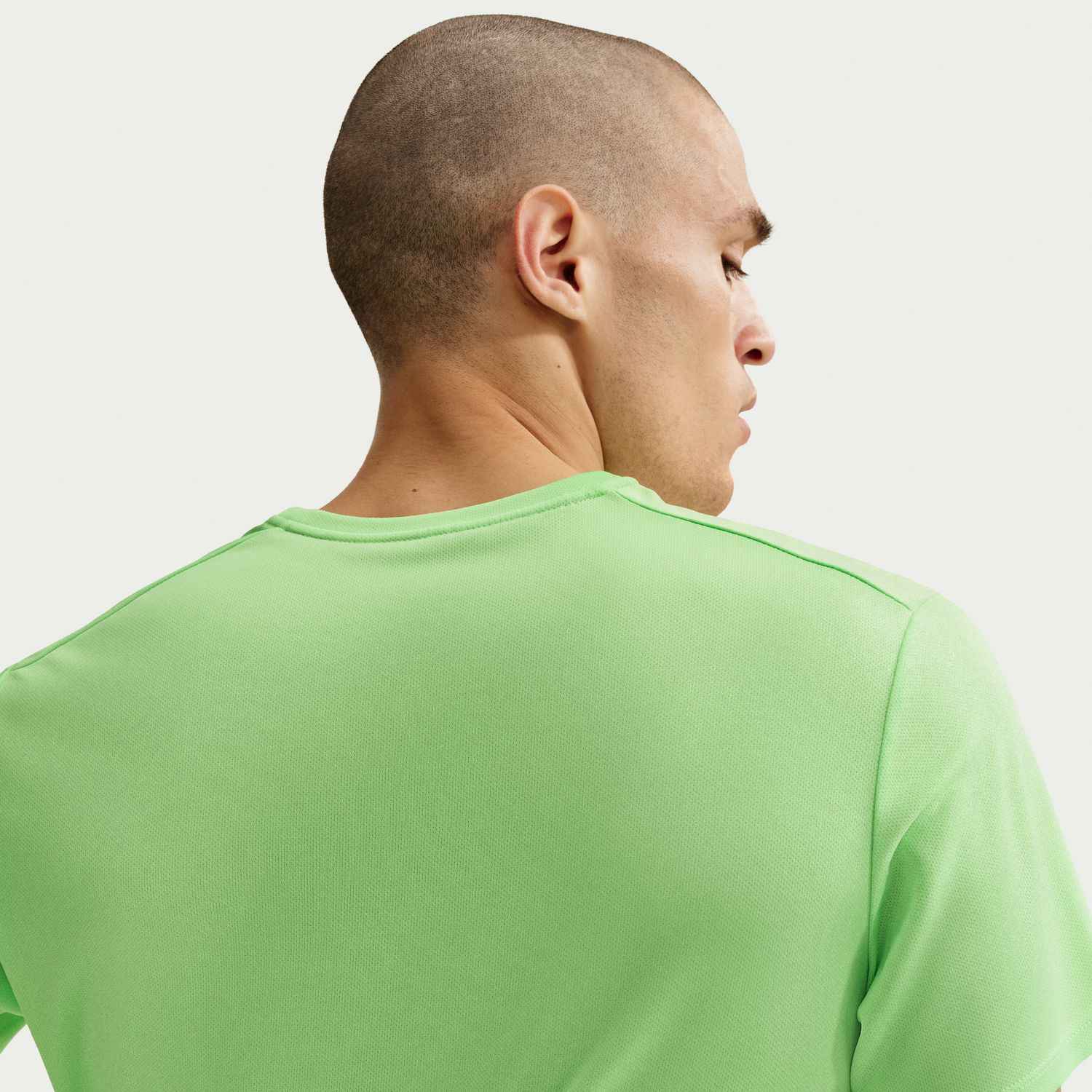 T-shirt de homem Miler Nike Verde-4