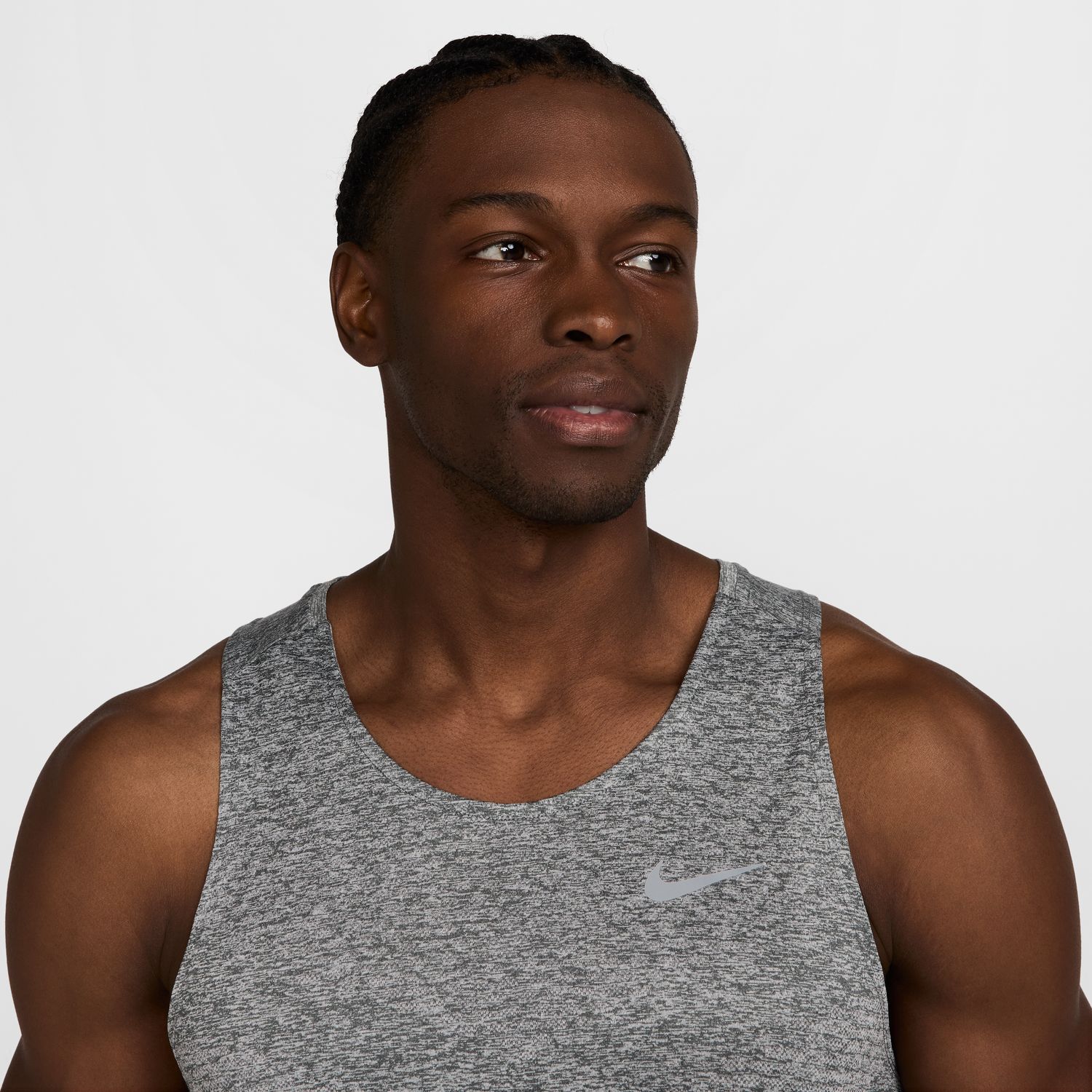 T-shirt de Homem DF Stride Tank Cinzento-3