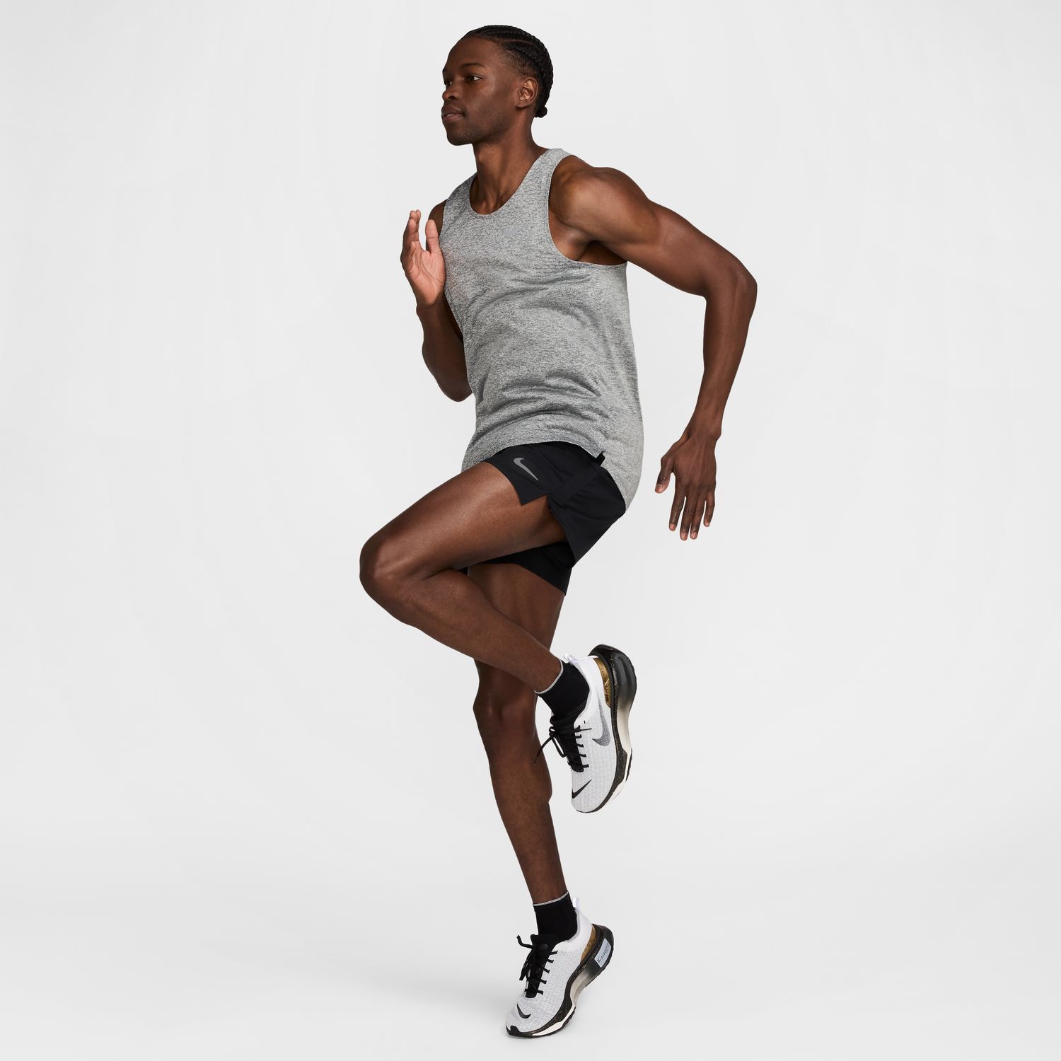 T-shirt de Homem DF Stride Tank Cinzento-6