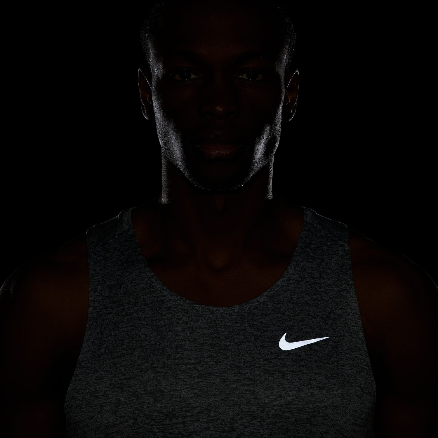 T-shirt de Homem DF Stride Tank Cinzento-7