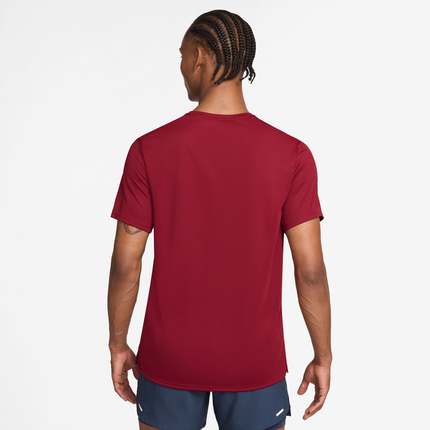 T-shirt de Homem DF Uv Miler Run Energy Ss Vermelho-2