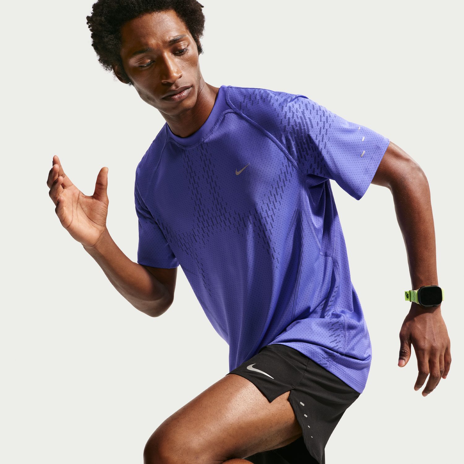 T-shirt de Homem DF Stride Novelty Azul-3