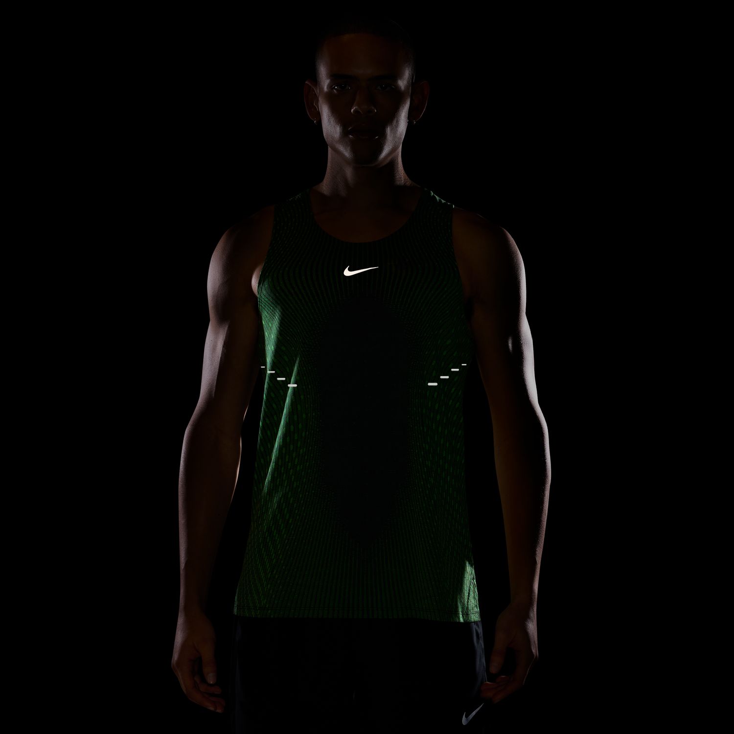 T-shirt de Homem M Nk Af Stride Tank Preto-4