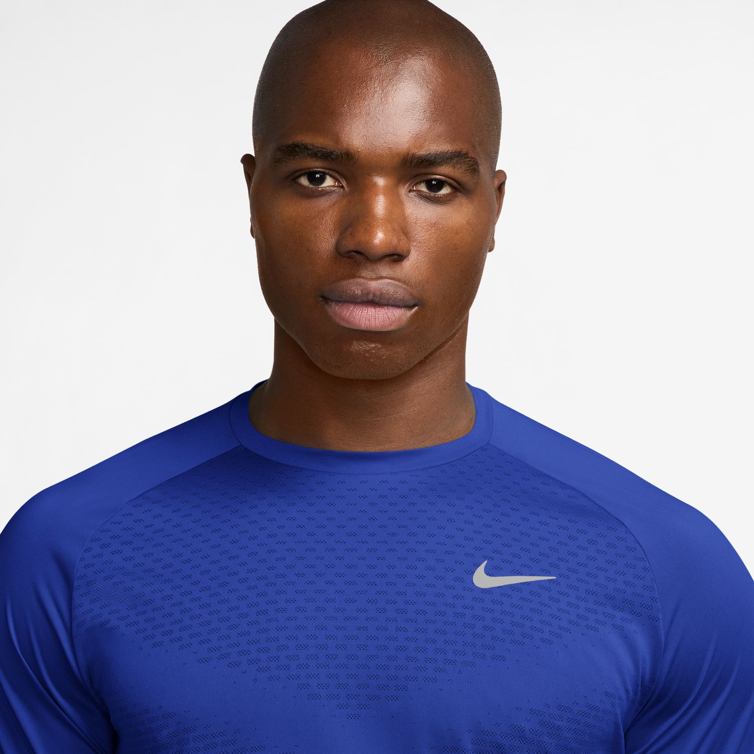 Camiseta de hombre M DFAdv Stride SS Top Nike - Azul eléctrico Azul eléctrico-3