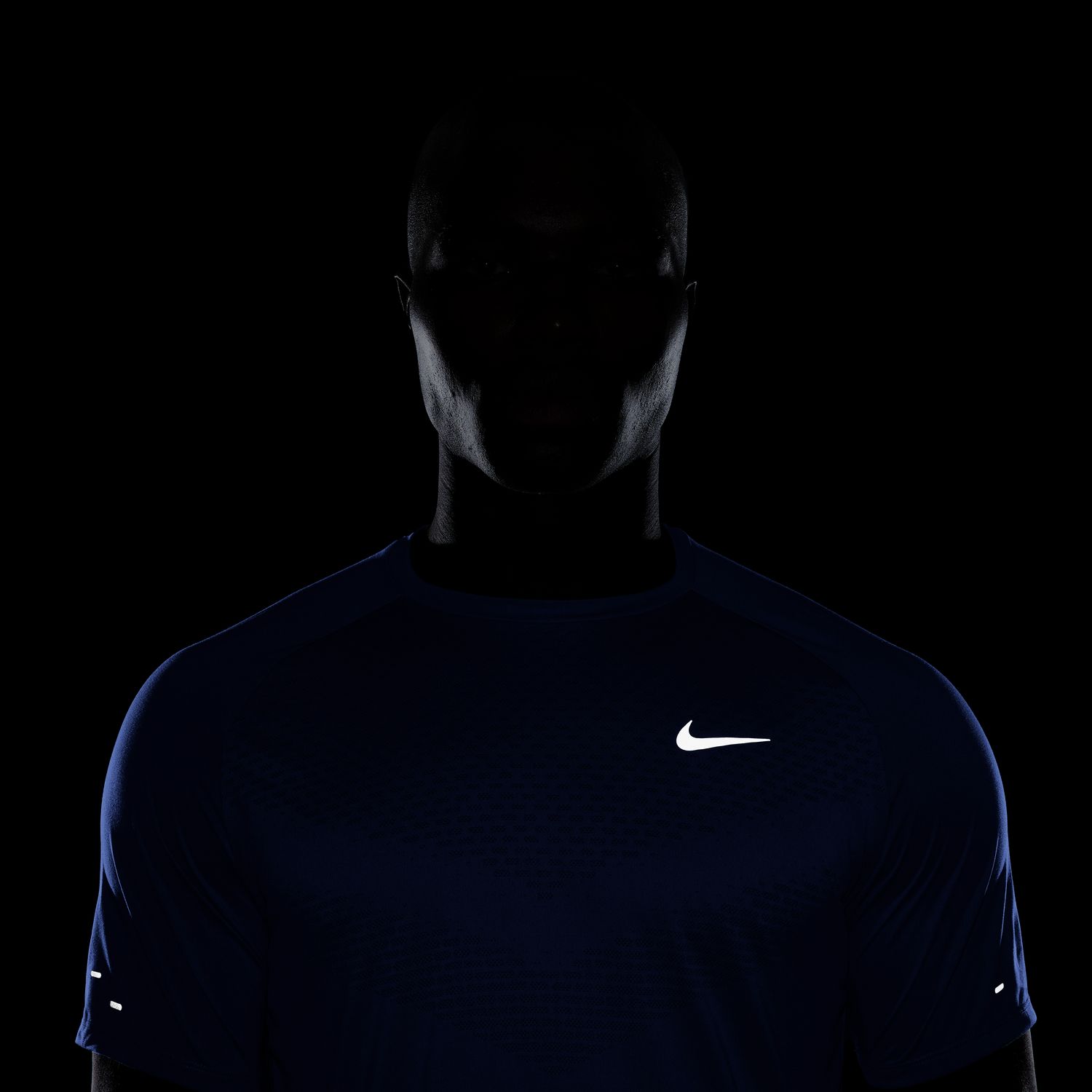 Camiseta de hombre M DFAdv Stride SS Top Nike - Azul eléctrico Azul eléctrico-4
