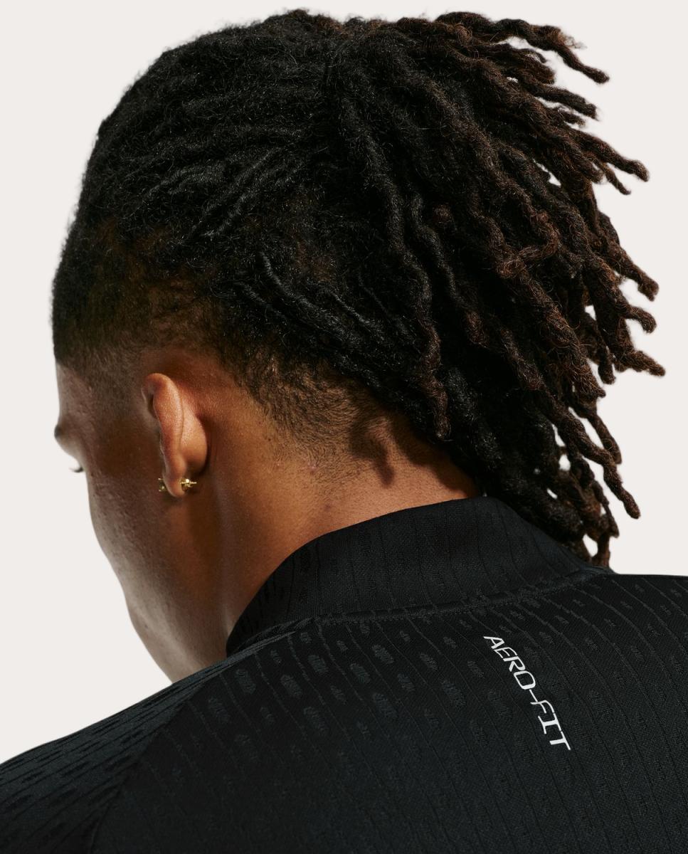 Camiseta de hombre M Nk Af Stride Hz Mdlyr Nike - Negro Negro-4