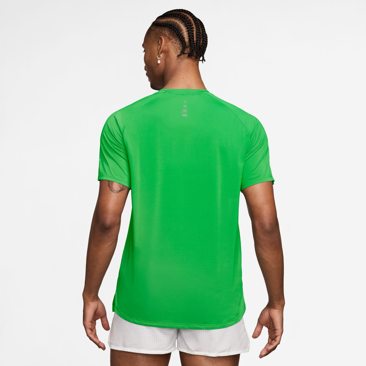 T-shirt de Homem M NK DFADV STRIDE SS TOP Verde-2