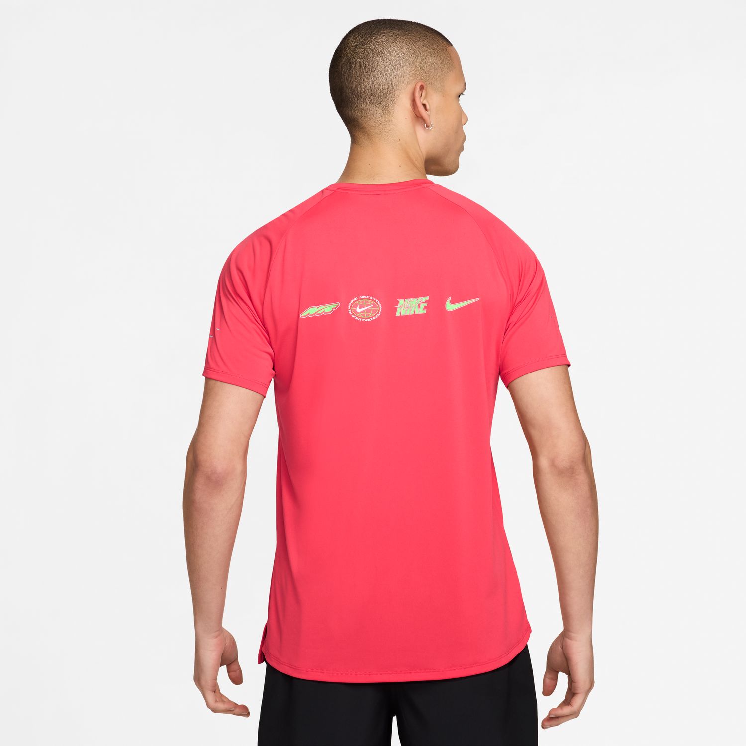 T-shirt de Homem M NK DFADV STRIDE UNSTP SS TOP Vermelho-2