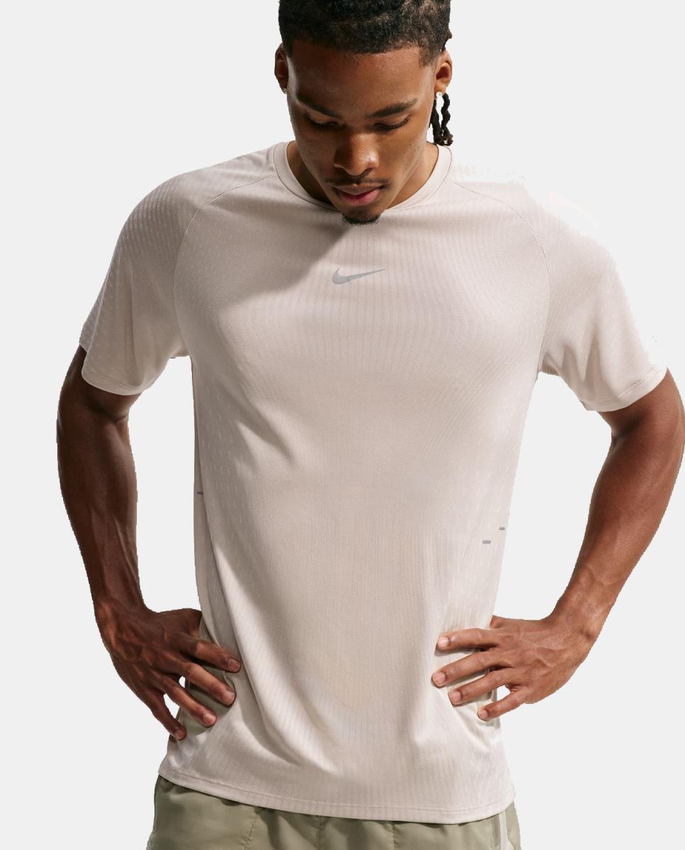 T-shirt de Homem M NK AF STRIDE SS TOP Castanho-3