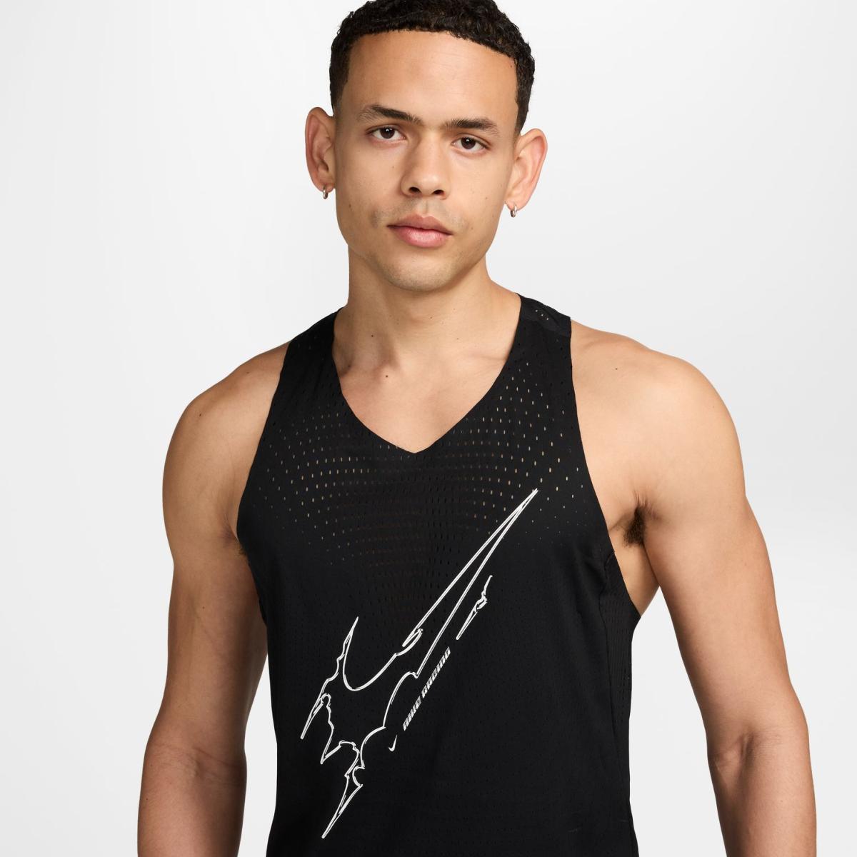 Camiseta de hombre AeroSwift Nike - Negro Negro-2